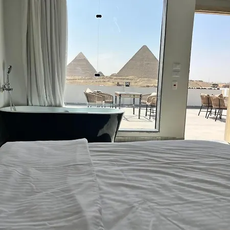 Pyramids Window Apartment Giza Exterior photo